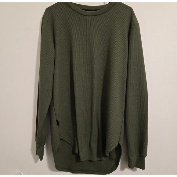 Red Ape Other - Red Ape Men’s Army Green Lightweight Knit Sweater Pullover Size M Casual